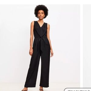 Elegant Black Sleeveless Jumpsuit
